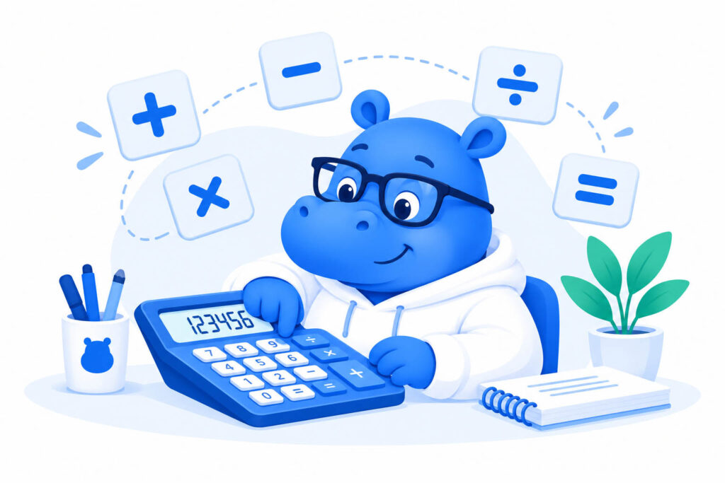 Blue Hippo Calculator Tool Online